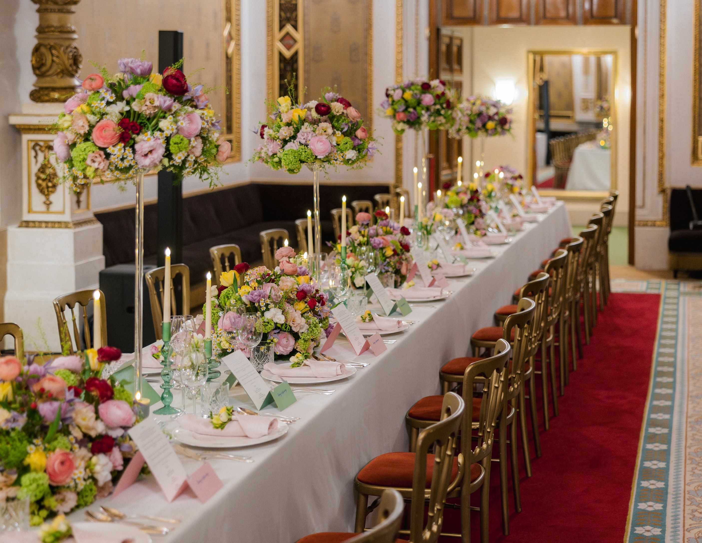 Luxury jewellery brand private dinners, Vienna